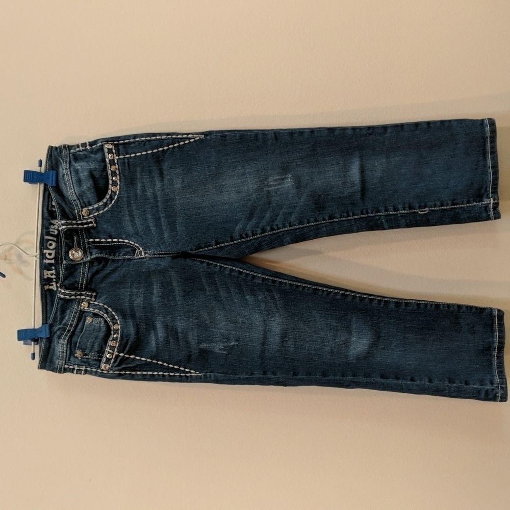 LA Idol USA Junior's Cropped Capris Size 5